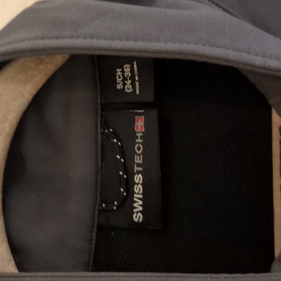 Swiss Tech | Mens Zip Up Jacket | Black | Size 34 - 36 (Small) | - Picture 4 of 7